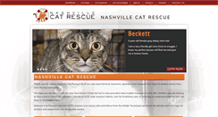 Desktop Screenshot of nashvillecatrescue.org